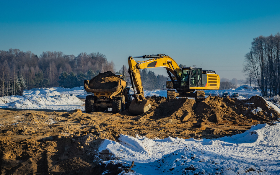 Łagodna zima ułatwia realizację inwestycji infrastrukturalnych