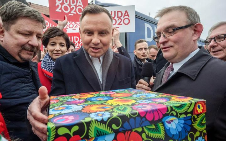 W pierwszą podróż w kampanii Andrzej Duda pojechał m.in. do Łowicza