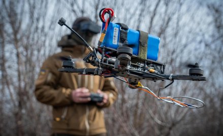 Ukraiński operator drona