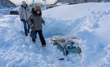 Największe opady śniegu w ciągu ostatnich 30 lat odnotowano na Półwyspie Kamczackim w Rosji