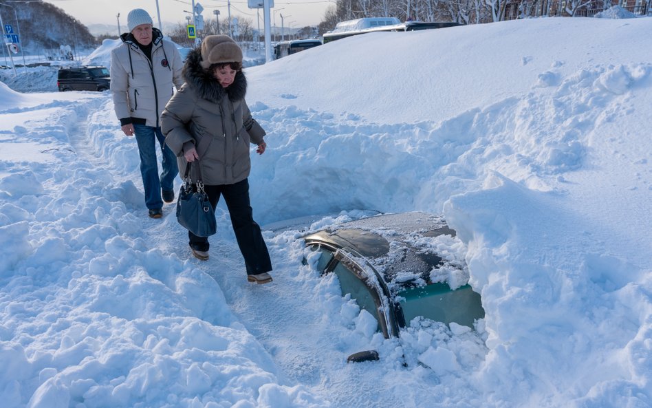Największe opady śniegu w ciągu ostatnich 30 lat odnotowano na Półwyspie Kamczackim w Rosji