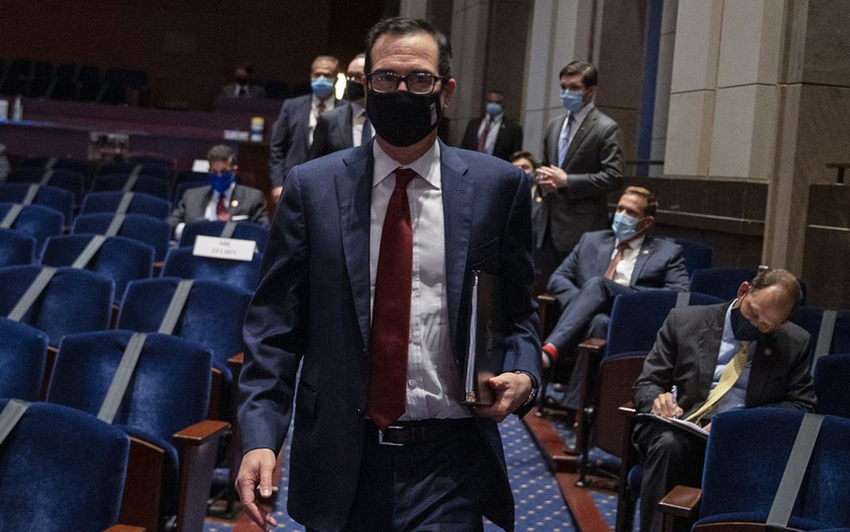 Amerykański sekretarz skarbu Steven Mnuchin