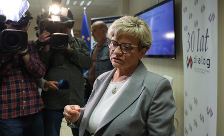 Krystyna Ptok, przewodnicząca Ogólnopolskiego Związku Zawodowego Pielęgniarek i Położnych