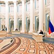 Władimir Putin w czasie posiedzenia Rady Bezpieczeństwa Federacji Rosyjskiej