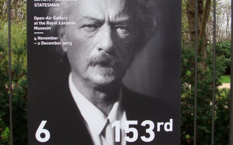 Wystawa plenerowa „Ignacy Jan Paderewski – artysta, polityk i mąż stanu” w Łazienkach Królewskich w 