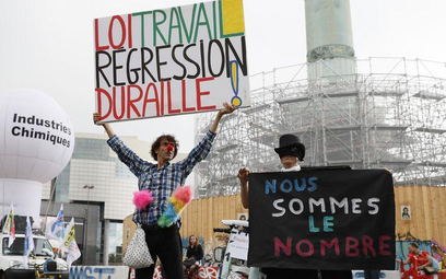 Demonstracje przeciwko nowemu prawu pracy we Francji