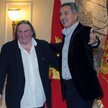 Depardieu z Milo Djukanovicem