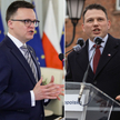 Szymon Hołownia i Sławomir Mentzen