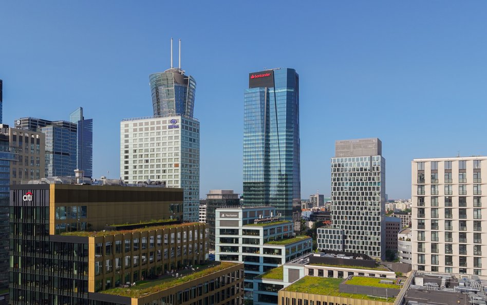 Oddany w 2025 r. przez Ghelamco biurowiec The Bridge, wynajęty w większości przez Santandera, może b