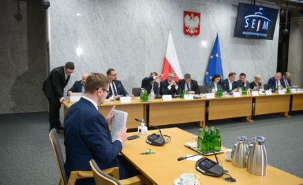 Michał Woś przed sejmową komisją