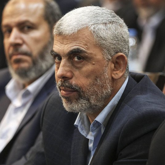 Jahja Sinwar na zdjęciu z 2017 roku