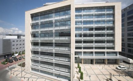 Kompleks Adgar Plaza przy ul. Postępu na warszawskim Mokotowie, złożony z trzech obiektów: Adgar Bus