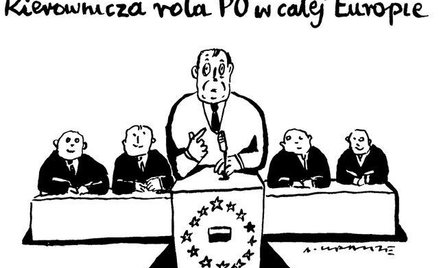 Komentarz rysunkowy. Kierownicza rola PO