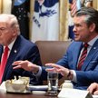 Prezydent Donald Trump i minister wojny Pete Hegseth