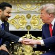 Premier Iraku Ali al-Zaidi w czasie spotkania z Donaldem Trumpem w Białym Domu