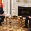 Prezydent Białorusi Aleksandr Łukaszenko i wicepremier RP Mateusz Morawiecki