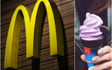 McDonald's serwuje liliowe lody z batatów w wafelku Oreo