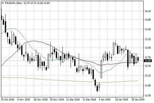 Notowania cukru w USA – dane dzienne