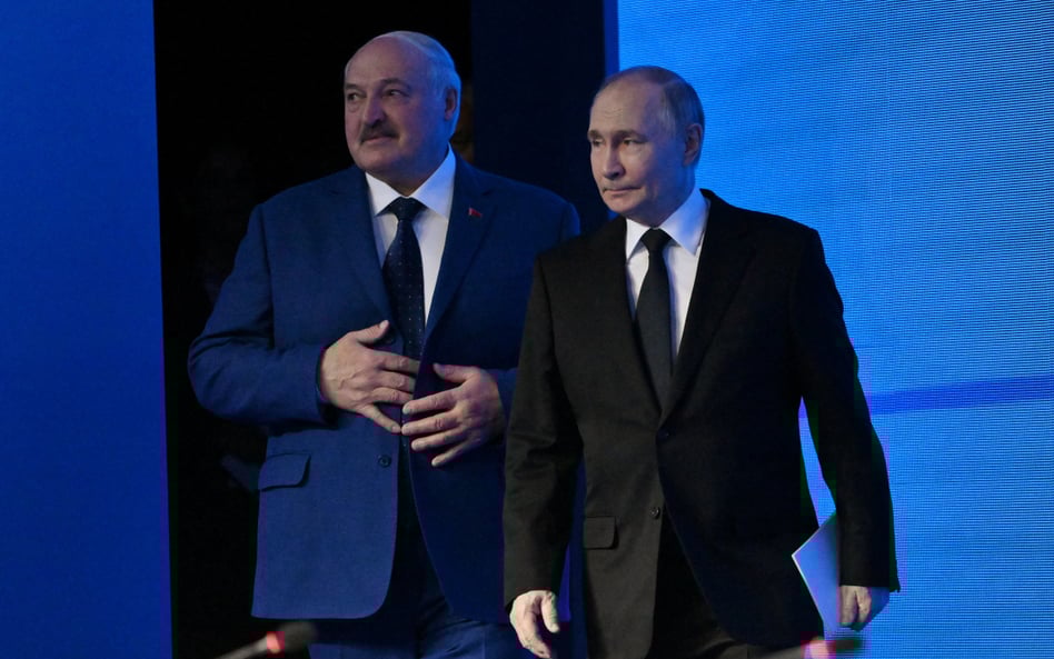 Aleksander Łukaszenko i Władimir Putin