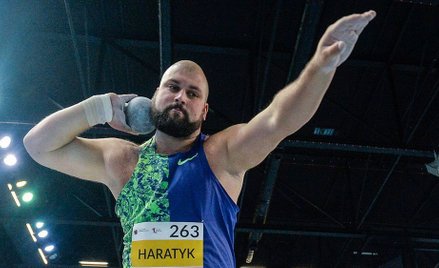 Michał Haratyk osiągnął swój najlepszy wynik w tym roku (21.45 m)