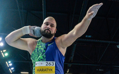 Michał Haratyk osiągnął swój najlepszy wynik w tym roku (21.45 m)