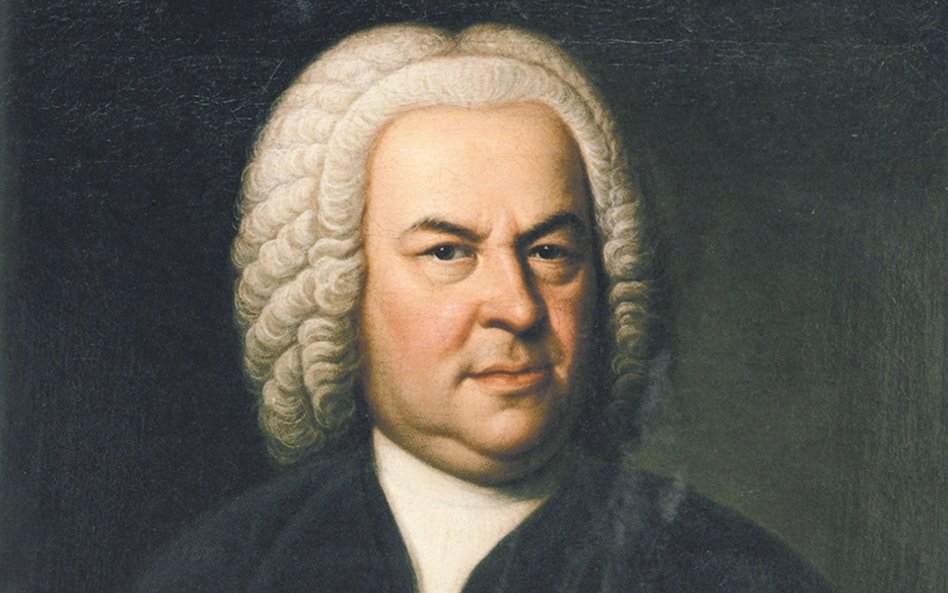 Jan Sebastian Bach (1685–1750) na obrazie olejnym Eliasa Gottloba Haussmanna z 1746 r.