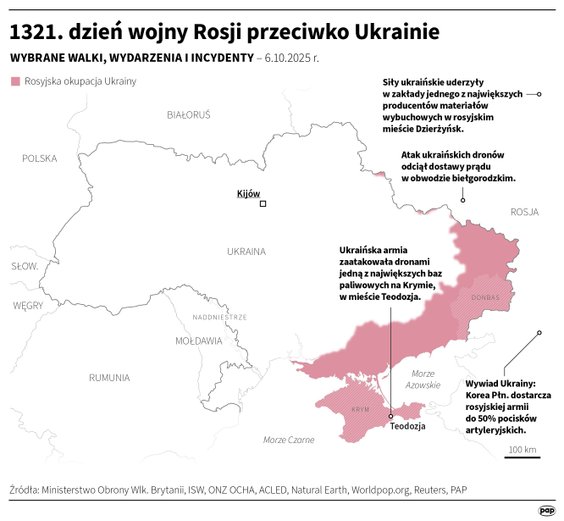 Tak wyglądała sytuacja na froncie w 1321 pierwszym dniu wojny