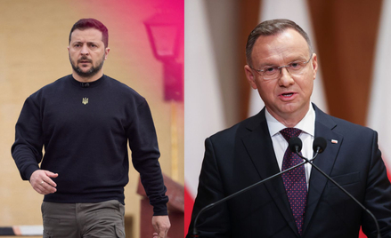 Wołodymyr Zełenski i Andrzej Duda