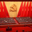 Sekretarz generalny Xi Jinping przemawia do delegatów 19. zjazdu Komunistycznej Partii Chin zgromadz