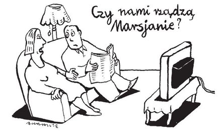 Komentarz rysunkowy. Czy rządzą Marsjanie?