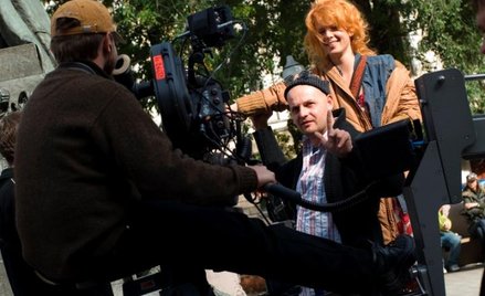 Iwan Wyrypajew obsadził Karolinę Gruszkę w podwójnej roli: rudowłosej Saszy i aktorki, która melorec
