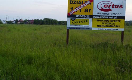 Handlowali cudzą ziemią
