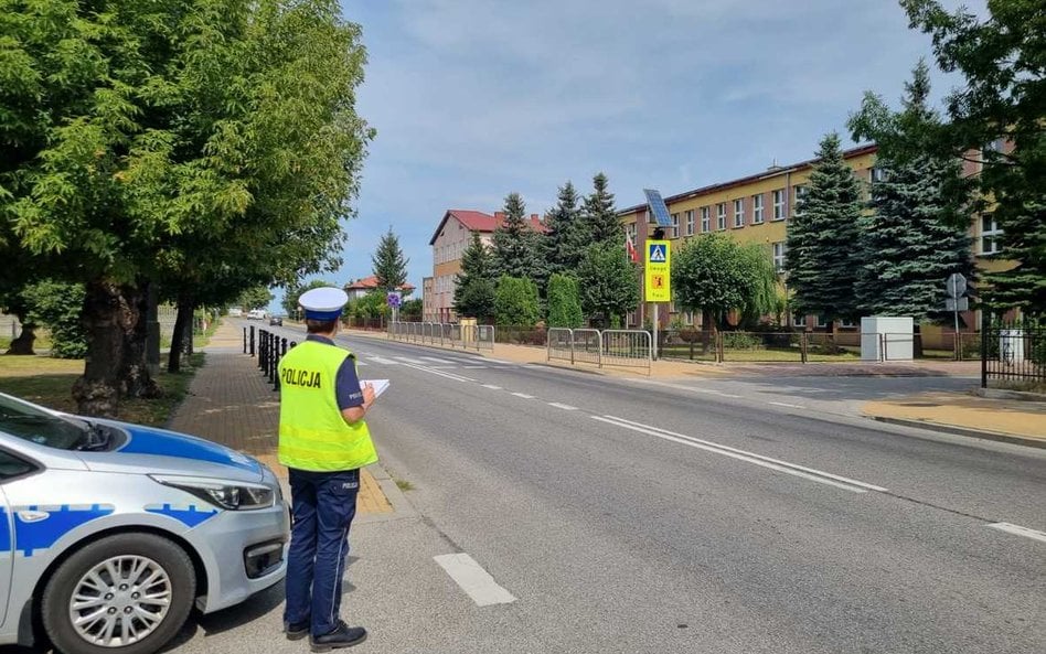 Na Mazowszu ruszyły kontrole dróg w pobliżu szkół
