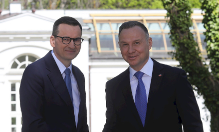 Prezydent RP Andrzej Duda i premier Mateusz Morawiecki