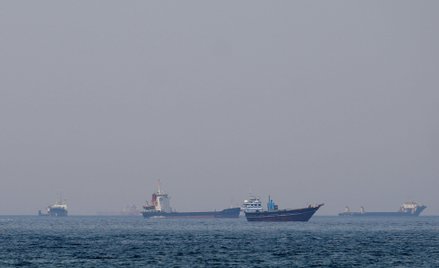 Statki w rejonie Cieśniny Ormuz