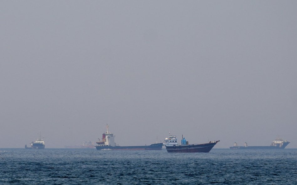 Statki w rejonie Cieśniny Ormuz