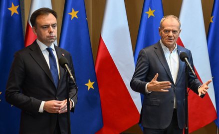 Andrzej Domański i Donald Tusk