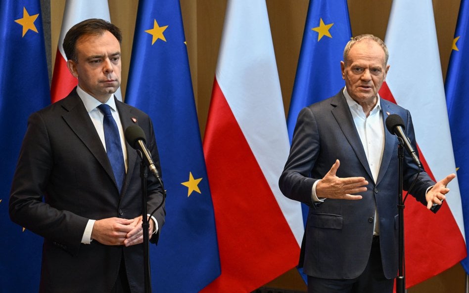 Andrzej Domański i Donald Tusk