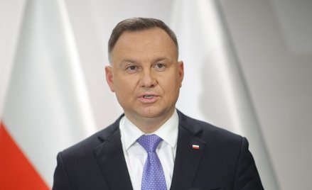 Po wideokonferencji prezydent Andrzej Duda wygłosił oświadczenie dla mediów