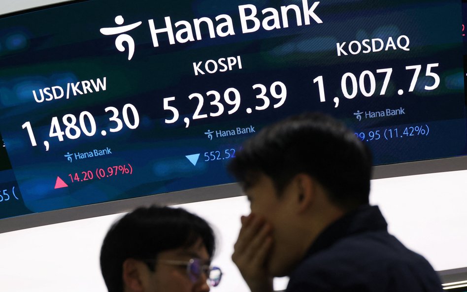 Krach w Korei Południowej. Ostra wyprzedaż na światowych giełdach