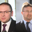 od lewej: prezes Sądu Rejonowego w Olsztynie sędzia Maciej Nawacki i sędzia tego sądu Paweł Juszczys