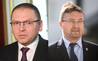 od lewej: prezes Sądu Rejonowego w Olsztynie sędzia Maciej Nawacki i sędzia tego sądu Paweł Juszczys
