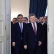 Prezydenci Andrzej Duda i Petro Poroszenko na 53. Monachijskiej Konferencji Bezpieczeństwa w lutym t
