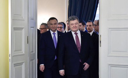 Prezydenci Andrzej Duda i Petro Poroszenko na 53. Monachijskiej Konferencji Bezpieczeństwa w lutym t