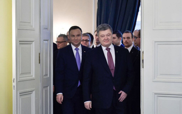 Prezydenci Andrzej Duda i Petro Poroszenko na 53. Monachijskiej Konferencji Bezpieczeństwa w lutym t