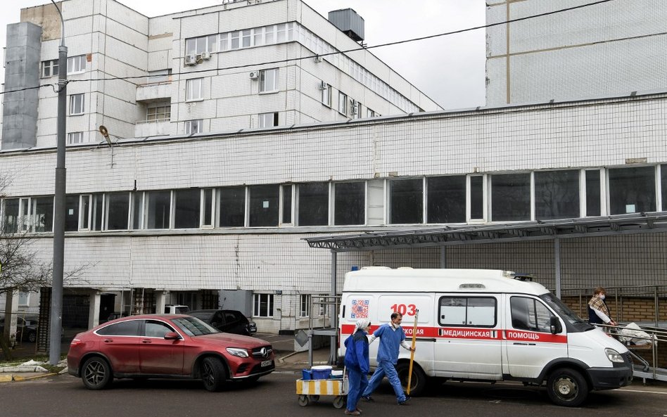 Pożar w moskiewskim szpitalu zakaźnym. Jedna osoba nie żyje