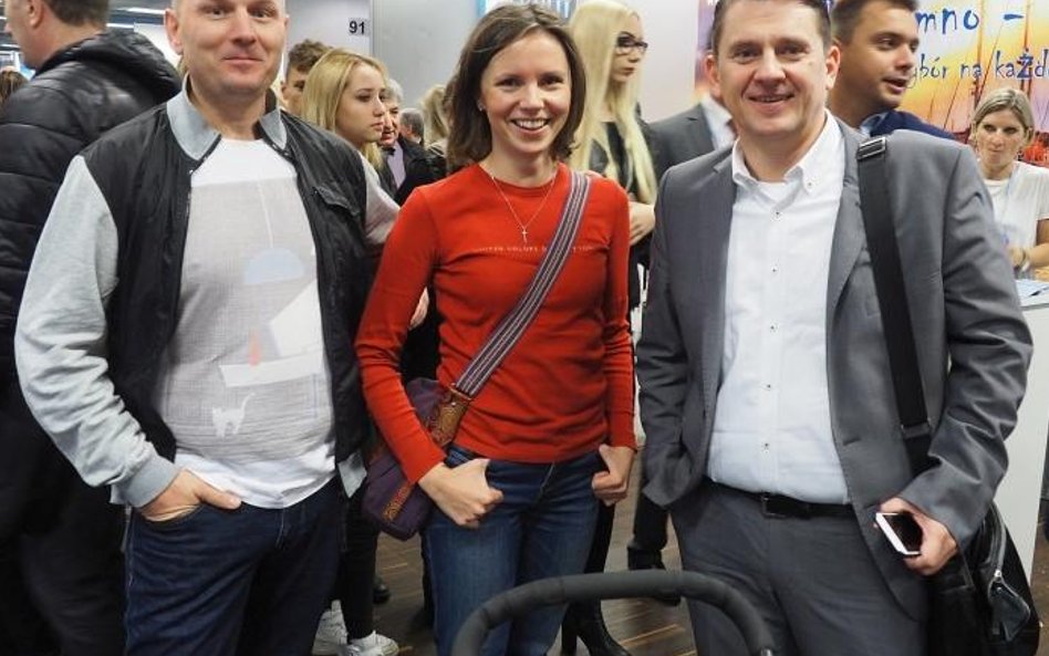 Nie obyło się bez spotkań towarzysko-zawodowych. Na zdjęciu Jakub Puchałka odpowiedzialny m.in. za k