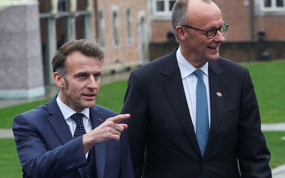 Emmanuel Macron i Friedrich Merz