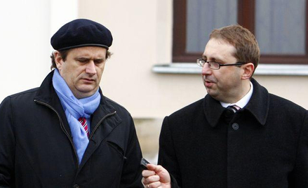 Janusz Palikot i Piotr Sawicki