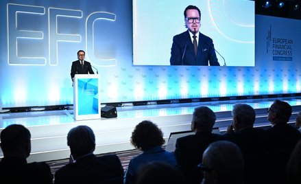 Minister aktywów państwowych Wojciech Balczun na XVI Europejskim Kongresie Finansowym organizowanym 